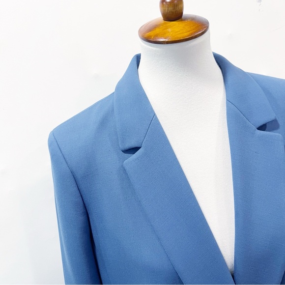 Sezane Christie Jacket Blazer Vintage Blue Size 42 - Picture 6 of 12